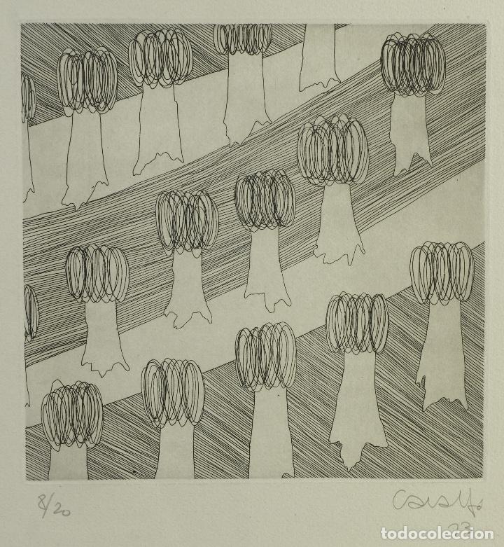 Art: Grabado 8/20 firmado a l&aacute;piz Cavall&oacute; 1973