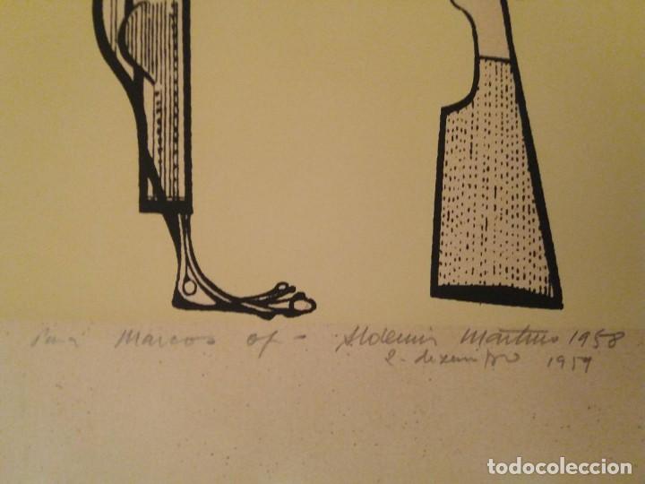 Arte: Aldemir Martins. Grabado (1958) - Foto 3