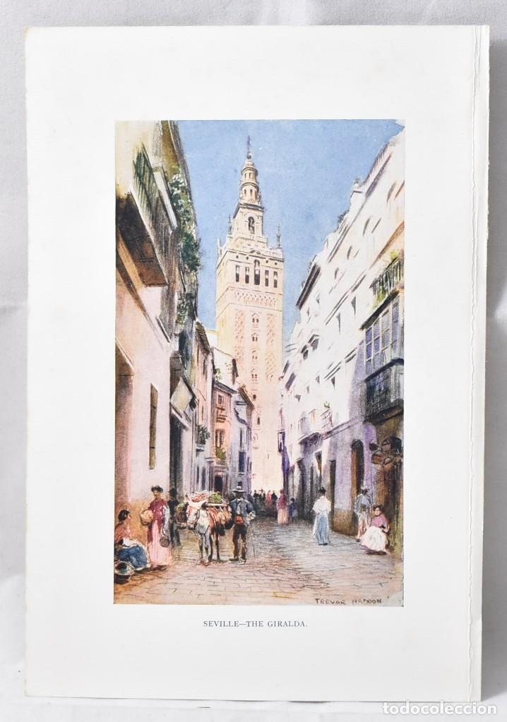 Art: Foto grabado Giralda de Sevilla, 20x13,5 cm., Londr&eacute;s (1925), Sir Edgart T. Wigram y Joseph Haddon,