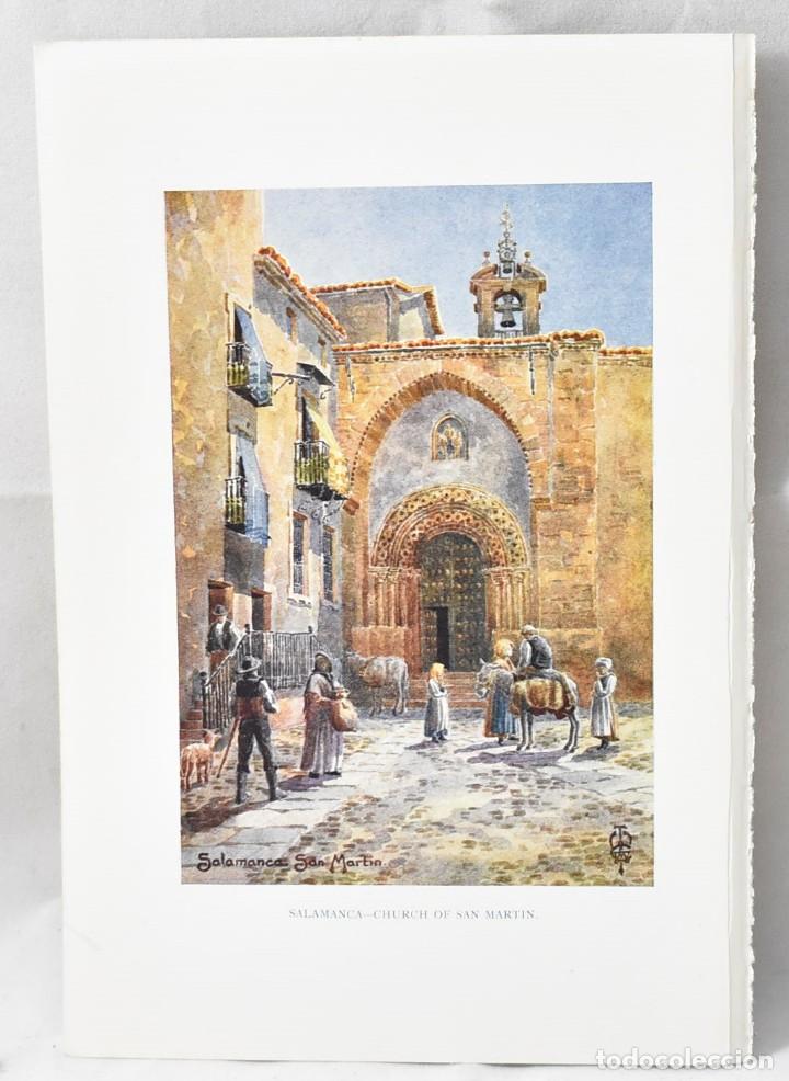 Art: Foto grabado Salamanca Iglesia de San Mart&iacute;n, 20x13,5cm, Londr&eacute;s (1925),