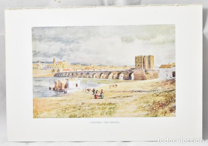Art: Foto grabado Puente romano de C&oacute;rdoba, 20x13,5cm, Londr&eacute;s (1925),