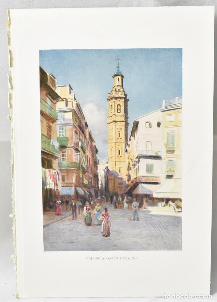 Art: Foto grabado Santa Catalina en Valencia, 20x13,5cm, Londr&eacute;s (1925),