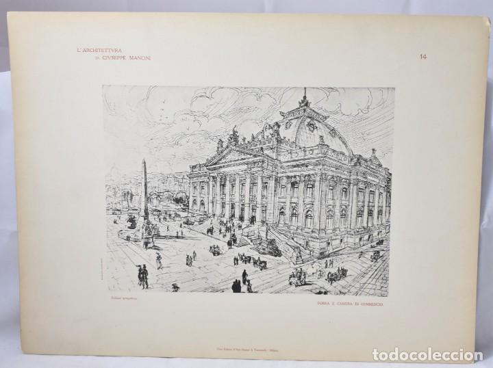 Art: La arquitectura de Giuseppe Mancini: Bolsa y C&aacute;mara de Comercio, 39,5x29,5 cm., 1920-1930