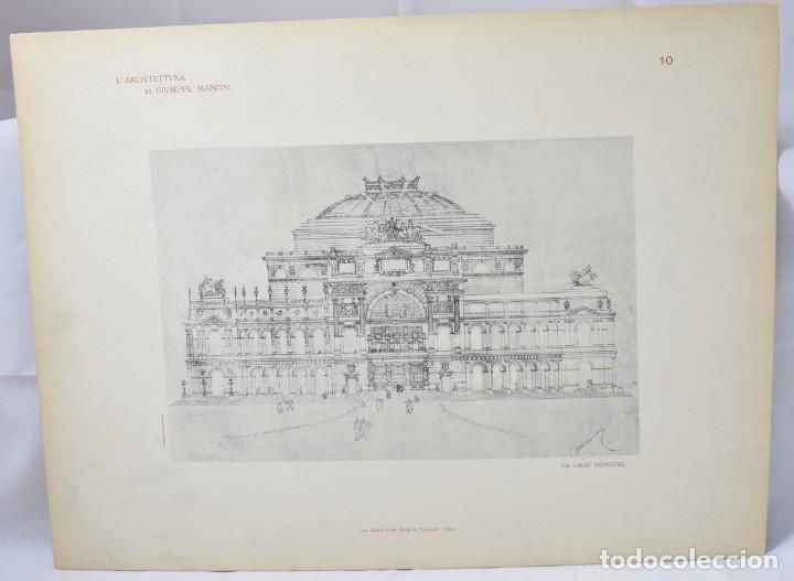 Art: La arquitectura de Giuseppe Mancini: Circo ecuestre, 39,5x29,5 cm., 1920-1930