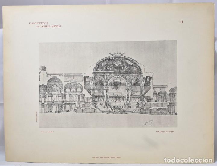 Art: La arquitectura de Giuseppe Mancini: Circo ecuestre, 39,5x29,5 cm., 1920-1930