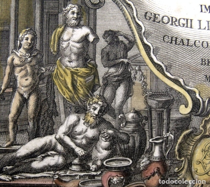 Arte: Frontispicio del libro Antiquitates Graecae et Romanae..., 1757. Montfaucon - Foto 2