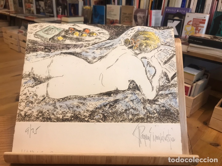 Art: J. Pagans Monsalvatje, Aguafuerte en color original. 22 x 25 cm. Ejemplar numerado 9/25. Nadal 2012