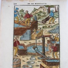 Arte: MINERÍA MEDIEVAL X, 1557. AGRÍCOLA