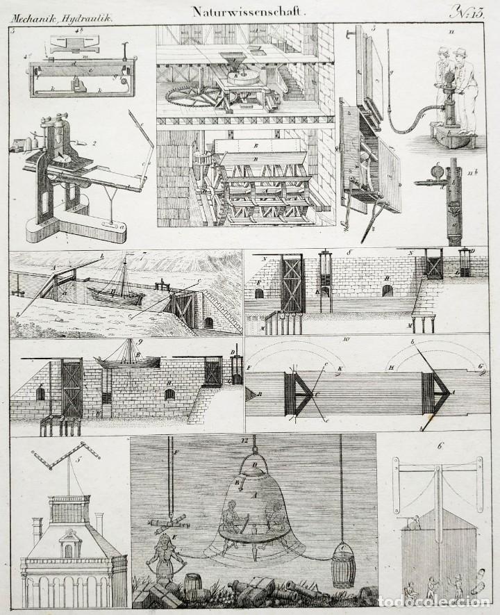 Art: 1831 - Grabado original - Ciencia - Sistematische Bildes Gallerie - Grabado 24 x 20 cms