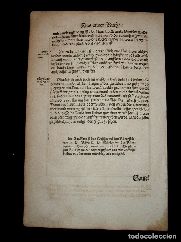Arte: Lavado del oro IV, 1557. Agr&iacute;cola - Foto 5