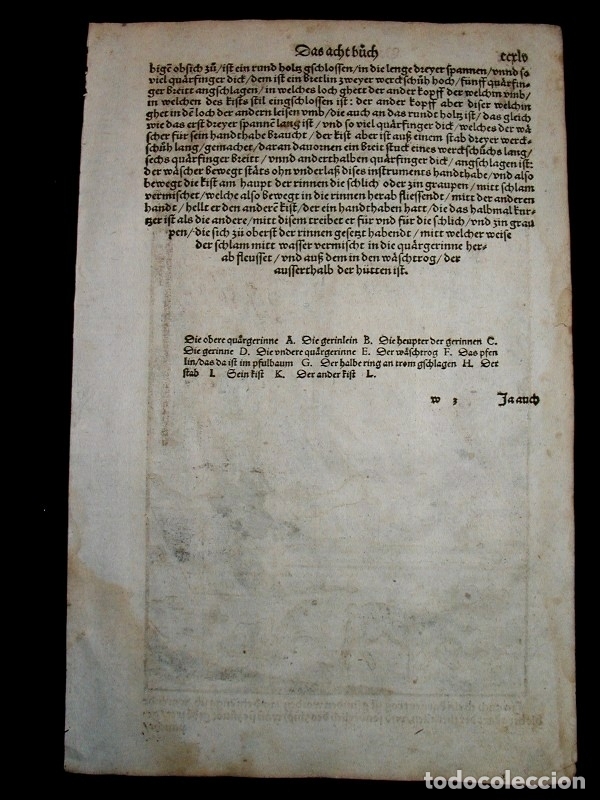 Arte: Lavado del oro VII, 1557. Agr&iacute;cola - Foto 7
