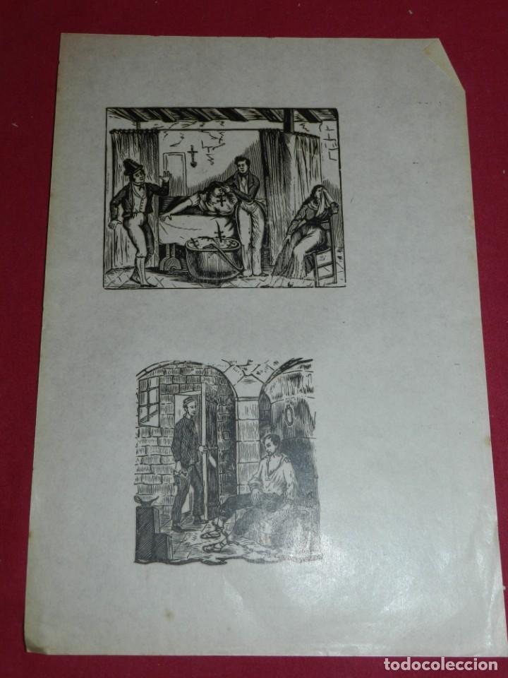 Art: (M) GRABADO PRINCIPIOS S.XX - GRABADOS ESCENAS POPULARES, 32 X 22 CM, SE&Ntilde;ALES DE USO