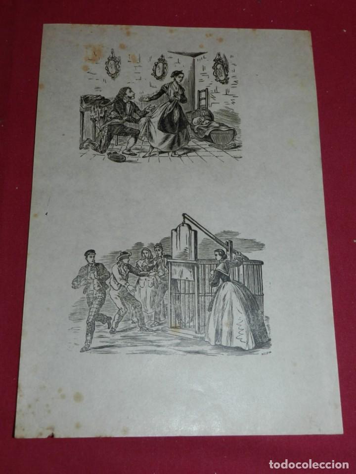 Art: (M) GRABADO PRINCIPIOS S.XX - GRABADOS ESCENAS POPULARES, 32 X 22 CM, SE&Ntilde;ALES DE USO