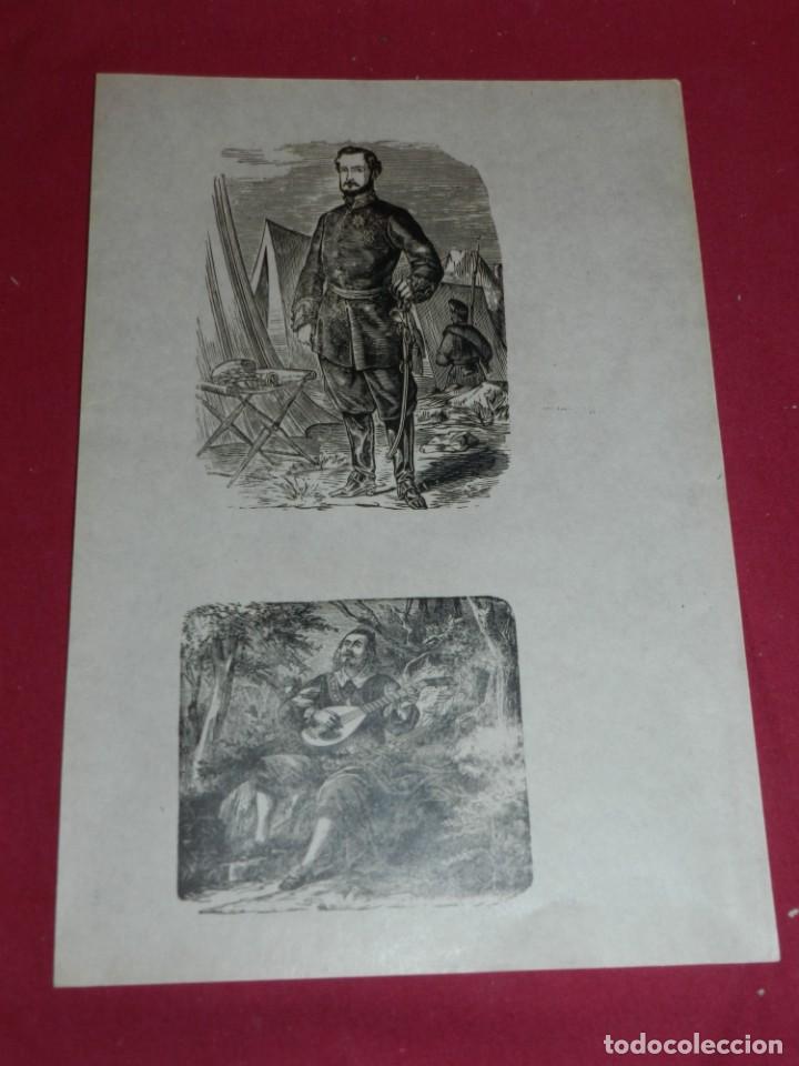 Art: (M) GRABADO PRINCIPIOS S.XX - GRABADOS ESCENAS MILITAR, 32 X 22 CM, SE&Ntilde;ALES DE USO