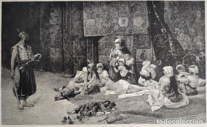 Arte: 1885 - ORIGINAL - Botin de Guerra Jose Gallegos - Madrid - LA ILUSTRACI&Oacute;N ESPA&Ntilde;OLA - Gran tama&ntilde;o