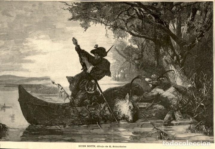 Kunst: 1887 - Original - Buen Motin K. Schultheiss - La Ilustraci&oacute;n Artistica
