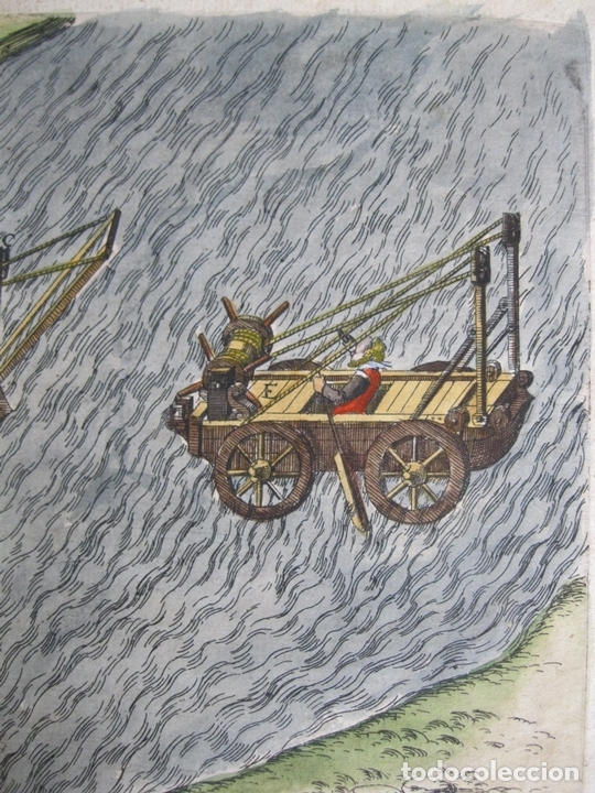 Arte: M&aacute;quinas mec&aacute;nicas renacentistas, 1620. Ramelli - Foto 3
