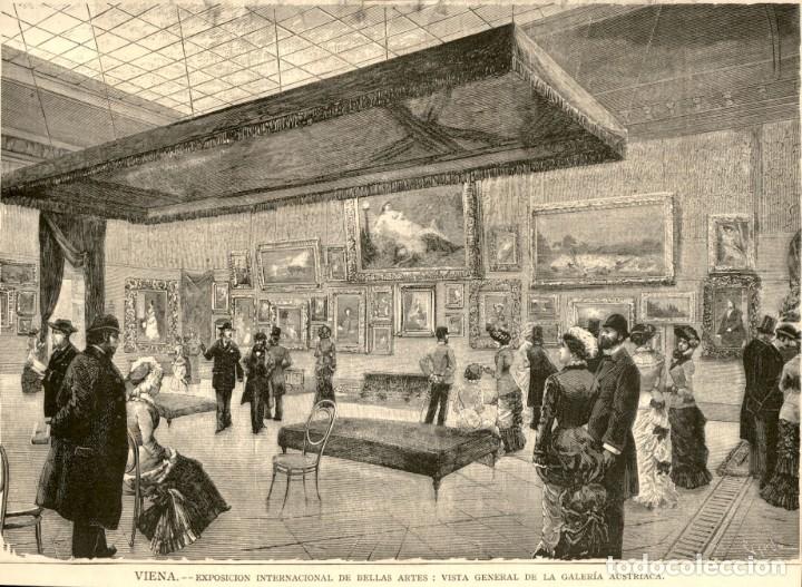Arte: 1882 - Original - Viena - Exposici&oacute;n internacional bellas artes - La Ilustraci&oacute;n Espa&ntilde;ola