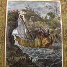 Arte: ESCENAS MITOLÓGICAS: JASON Y LOS ARGONAUTAS, 1733. BERNARD PICART. Lote 170605268