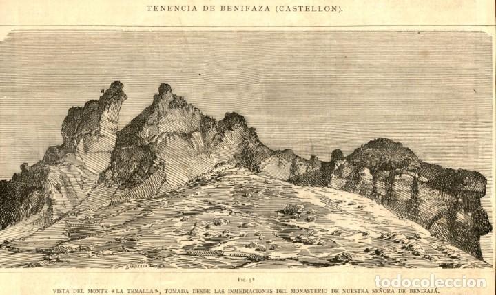 Arte: 1882 - Tenencia de Benifaza - Castellon - Monte La Tenalla - La Ilustraci&oacute;n Espa&ntilde;ola