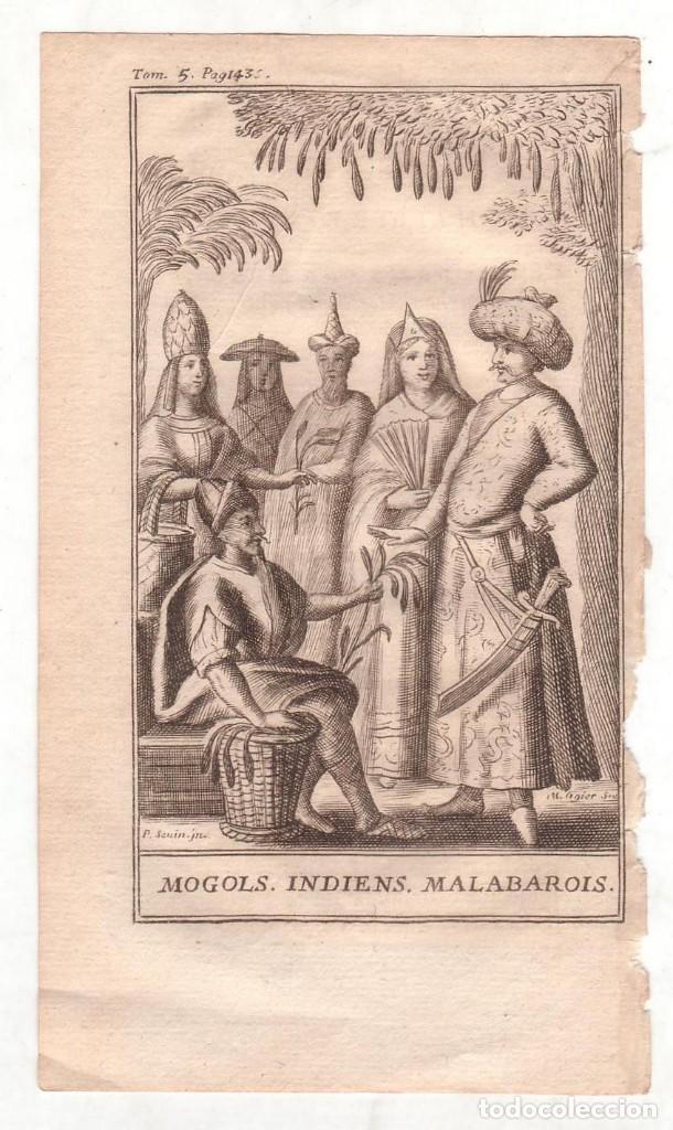 Arte: Mongoles, Indios, Malabareses - Mogols, Indiens, Malabarois - Foto 1