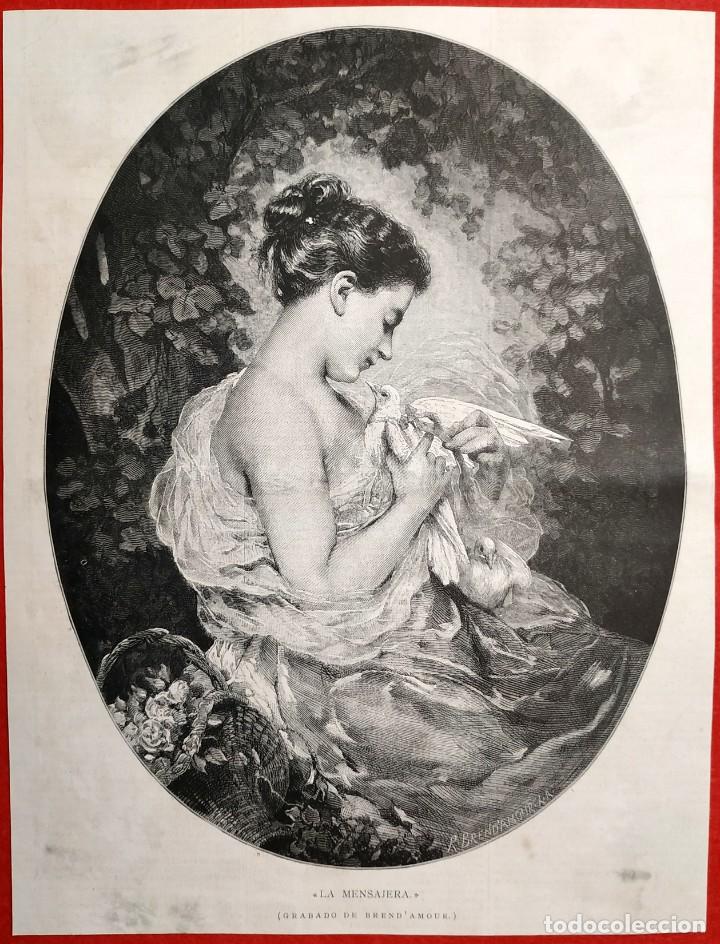 Art: 1880 - La mensajera - Brend&acute;amour - Grandes dimensiones