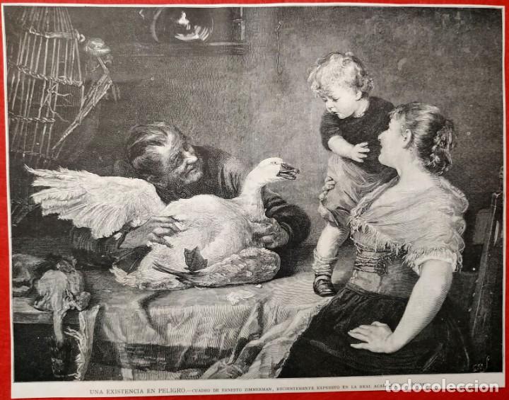 Art: 1880 - Una existencia en peligro - Ernesto Zimmerman - Grandes dimensiones