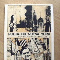 Arte: POETA EN NUEVA YORK. POEMAS DE FEDERICO GARCÍA LORCA. DIBUJOS Y GRABADOS DE RAUL CAPITANI. 1986.. Lote 172296422