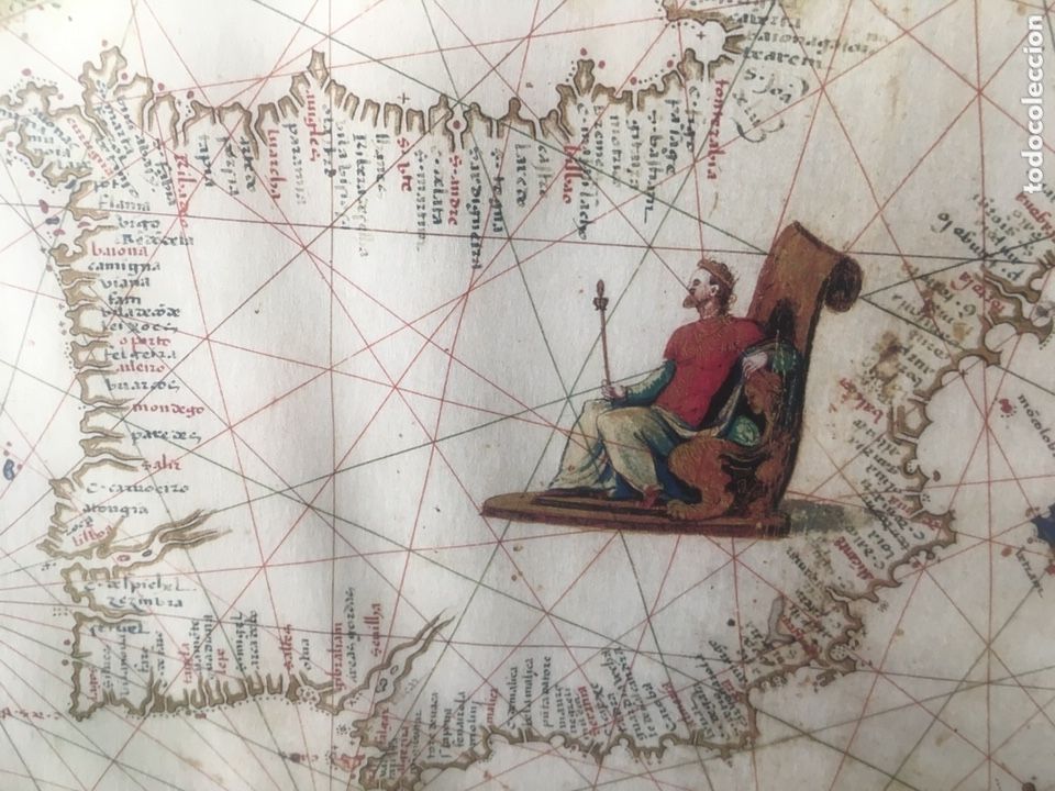 Arte: Bonito grabado mapa de Europa antiguo - Foto 2