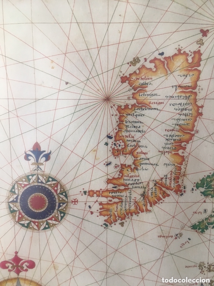 Arte: Bonito grabado mapa de Europa antiguo - Foto 5