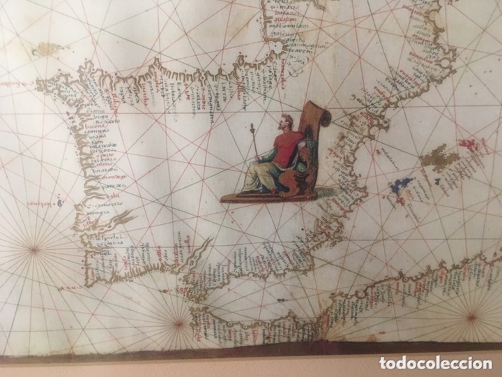 Arte: Bonito grabado mapa de Europa antiguo - Foto 8