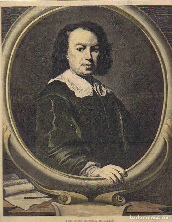 Arte: BARTOLOM&Eacute; ESTEB&Aacute;N MURILLO. Grabado. - Foto 1