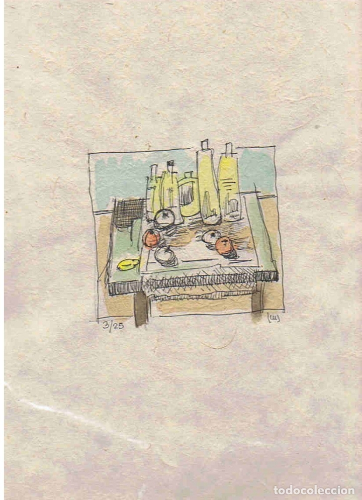 Arte: MESA PUESTA. - Grabado. - Foto 1