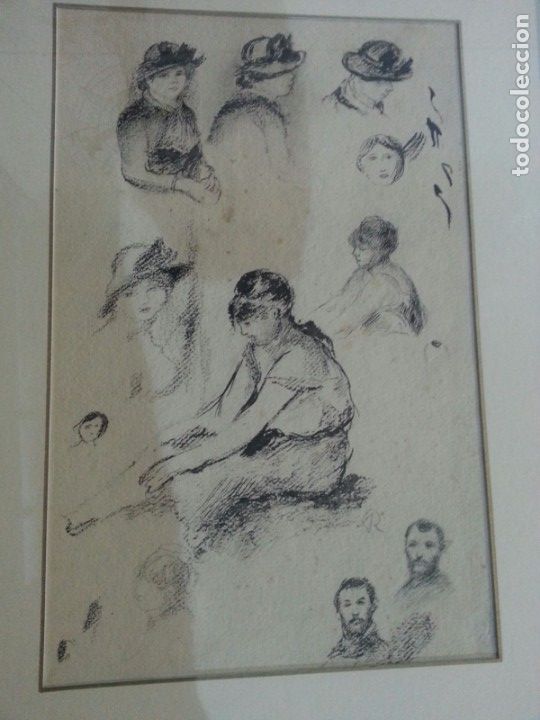 Arte: Renoir Punta seca con Sello - Foto 1