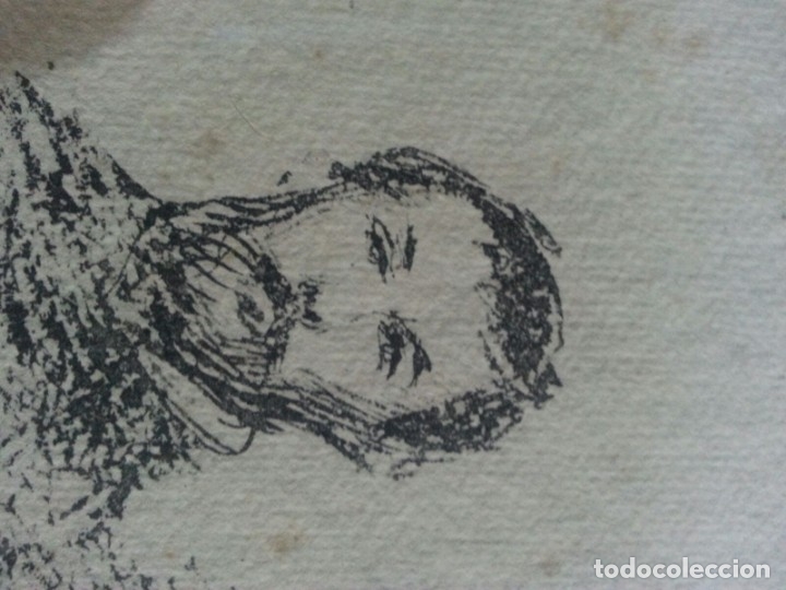Arte: Renoir Punta seca con Sello - Foto 5