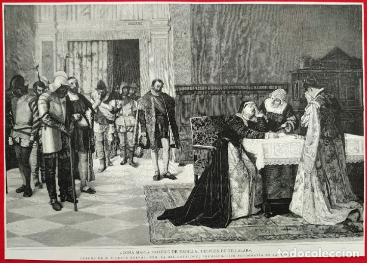 Arte: 1881 - Recuerdos de Granada Maria Pacheco de Padilla Villalar La Ilustraci&oacute;n Espa&ntilde;ola - 33 x 22 cms