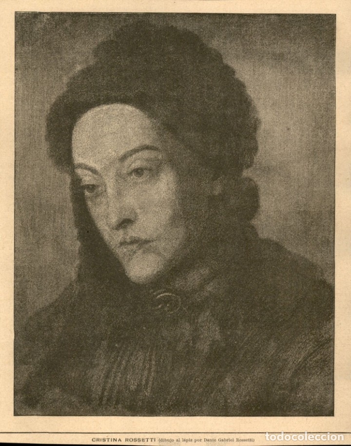 Arte: 1888 - Cristina Rosetti - Dante Gabriel Rosetti - La Ilustraci&oacute;n Iberica