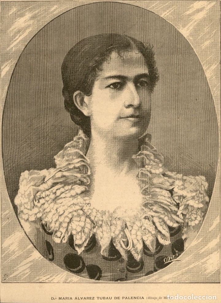 Arte: 1888 - Maria Alvarez Tubau de Palencia - Miro - La Ilustraci&oacute;n Iberica
