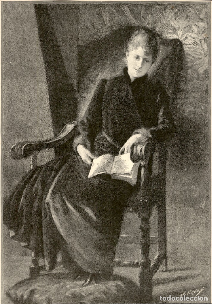 Art: 1890 - El final de un libro - Fournier - La Ilustraci&oacute;n Espa&ntilde;ola