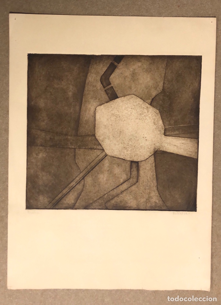 GRABADO ORIGINAL DE J.M ELEXPURU (CHEMA ELEXPURU). 37,5 X 50 CMS. (Arte - Grabados - Contemporáneos siglo XX)