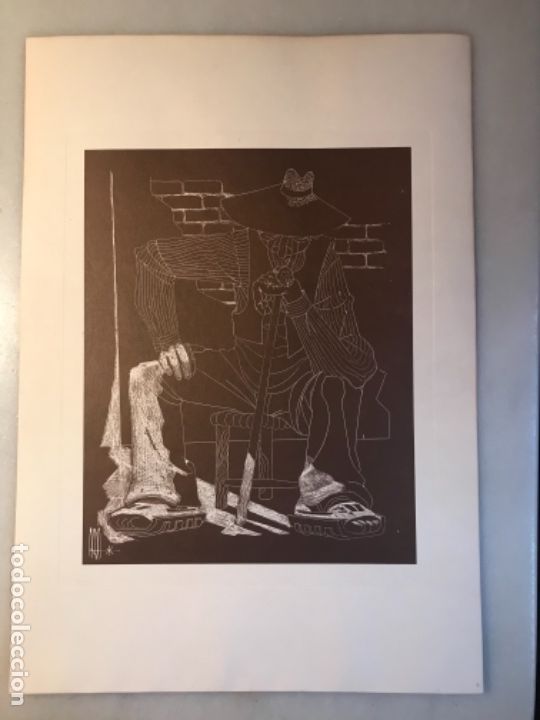 Kunst: Grabado VI Zapatillas de Juan Antonio Alda1974