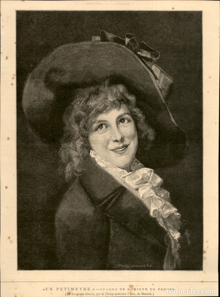 Arte: 1886 - Un petimetre - Cuadro de Hirth du Frenes - La Ilustraci&oacute;n Espa&ntilde;ola