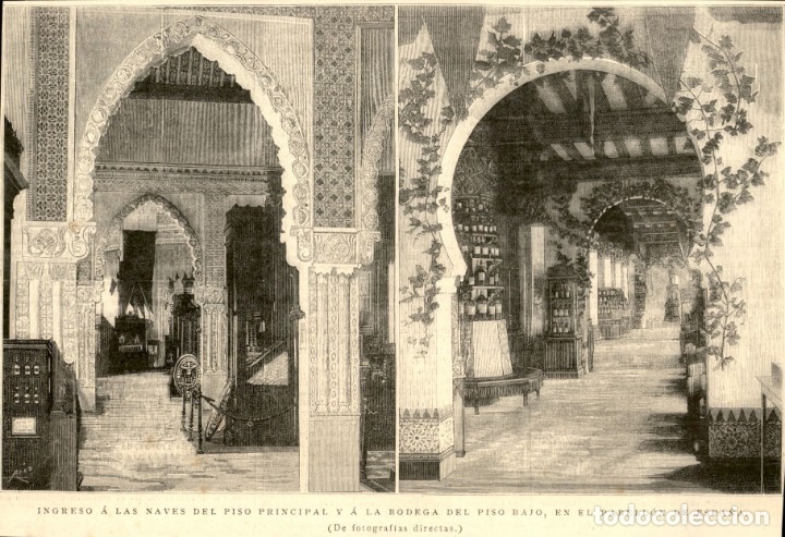 Arte: 1889 - Exposicion Universal de Paris - Pabellon de Espa&ntilde;a - La Ilustraci&oacute;n Espa&ntilde;ola