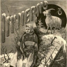 Arte: 1889 - ALEGORIA DEL INVIERNO - R. HUERTA - LA ILUSTRACIÓN ESPAÑOLA