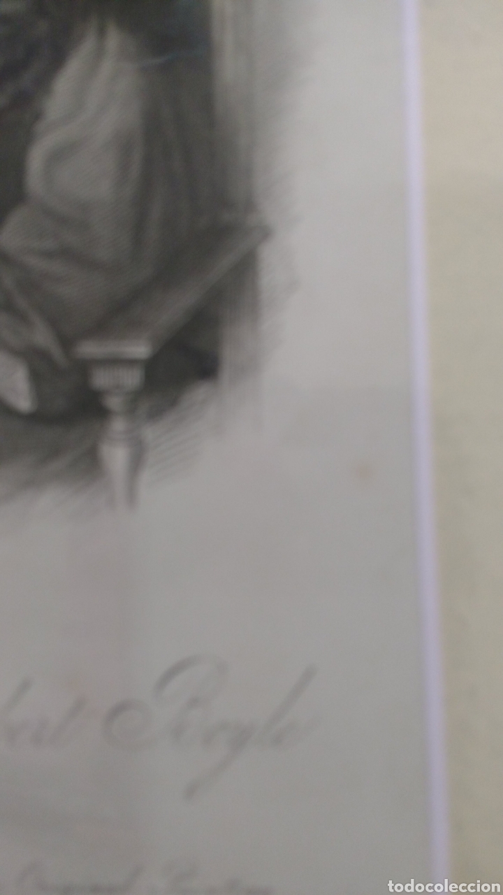 Arte: Robert Boyle. Grabado an&oacute;nimo. - Foto 3