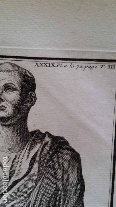 Arte: Montfaucon:  ETRUSCO /  Grabado de 1719 - Foto 3