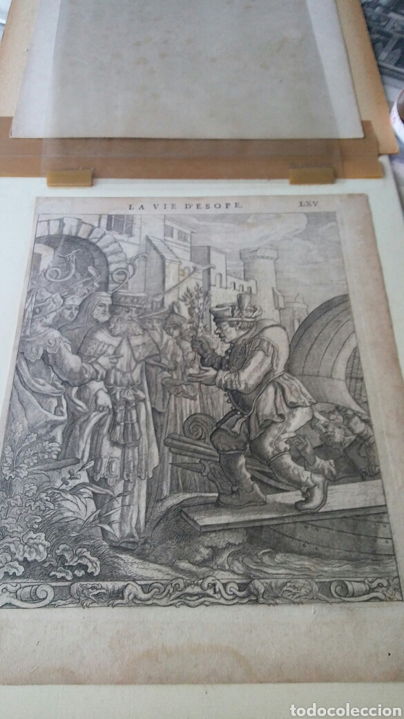 Arte: Gravado - La vida de Esopae - 1714 - Francis Barlow - Foto 6