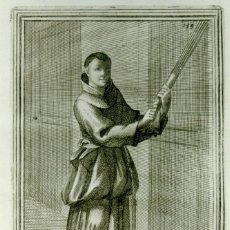 Arte: GABINETE ARMÓNICO DE GIORGIO PLACHIO. AGUAFUERTE ORIGINAL 1722. Lote 181785657