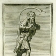 Arte: GABINETE ARMÓNICO DE GIORGIO PLACHIO. AGUAFUERTE ORIGINAL 1722. Lote 181786685