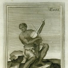 Arte: GABINETE ARMÓNICO DE GIORGIO PLACHIO. AGUAFUERTE ORIGINAL 1722. Lote 181787565